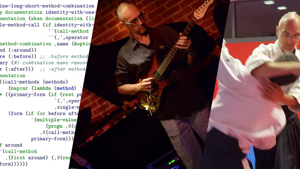 Lisp, Jazz, Aikido -- Three Expressions of a Single Essence
